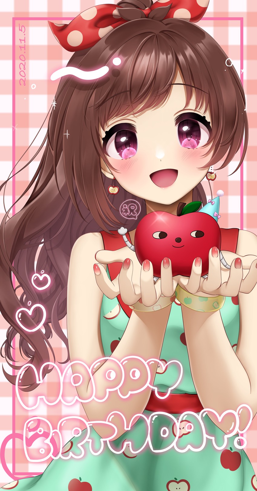 tsujino akari and ringorou (idolmaster and 1 more) drawn by ouuxuuo