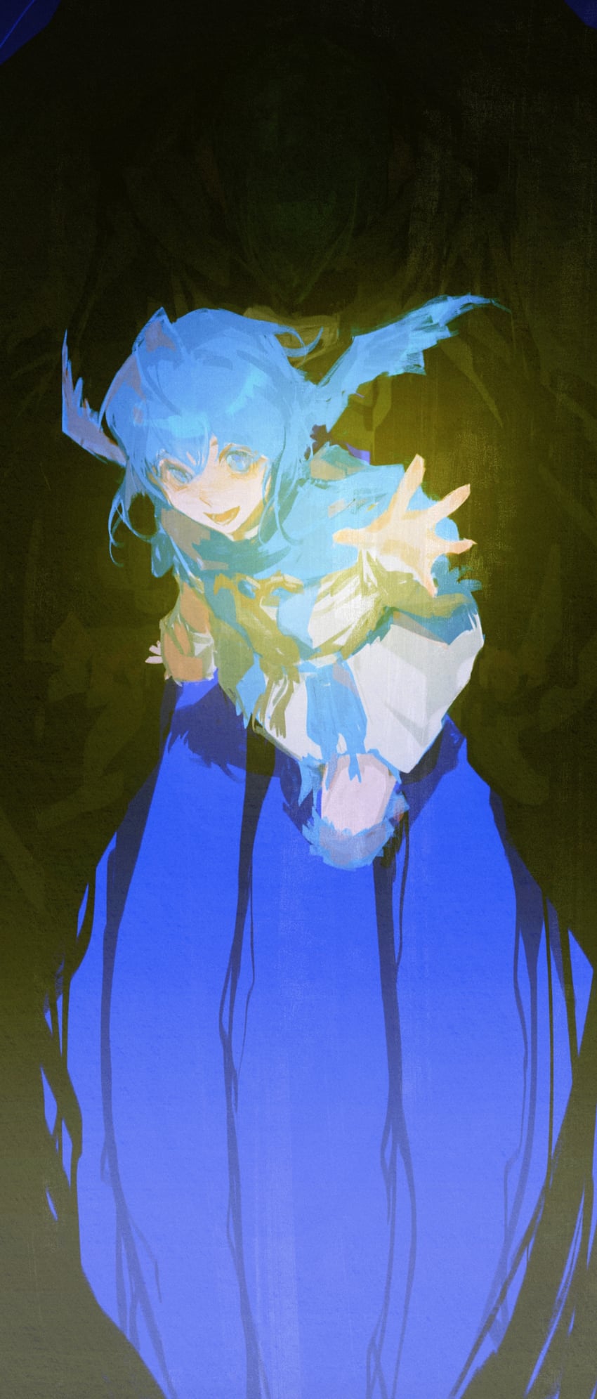 meteion (final fantasy and 1 more) drawn by hua_(qingmeiranshuangxue)