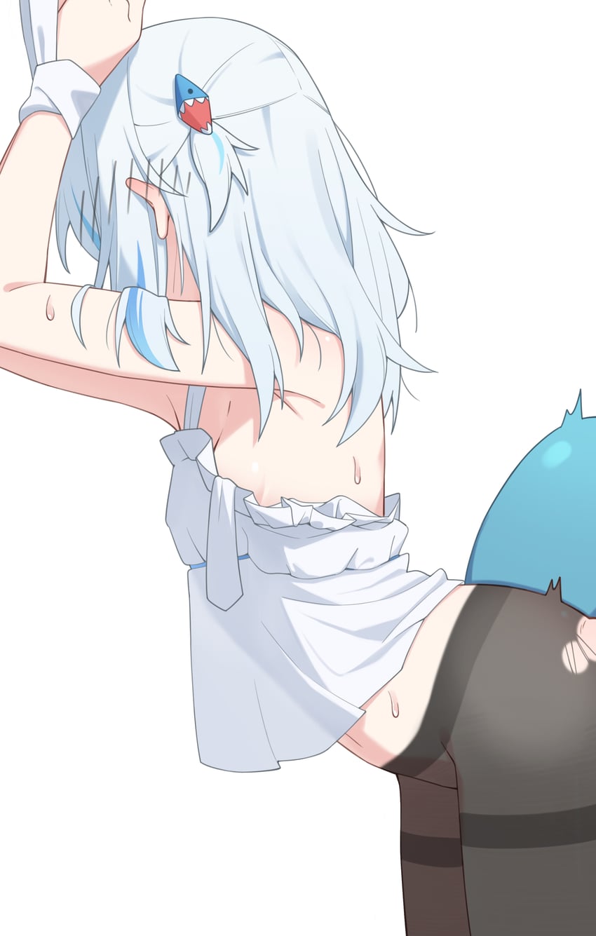 gawr gura (hololive and 1 more) drawn by ugaaaa1