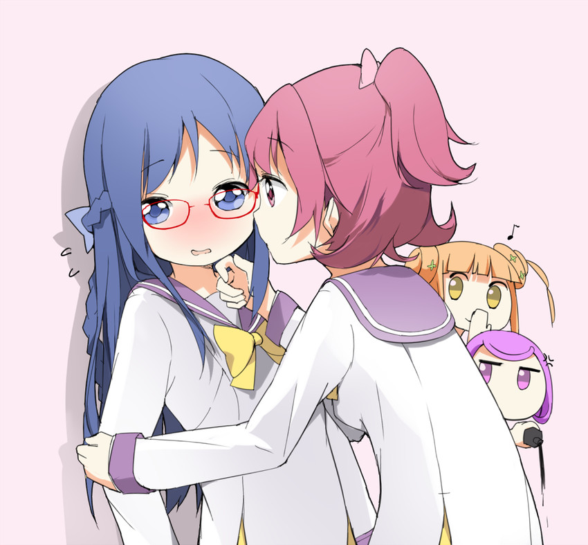 hishikawa rikka, aida mana, kenzaki makoto, and yotsuba alice (precure and 1 more) drawn by sunyukun
