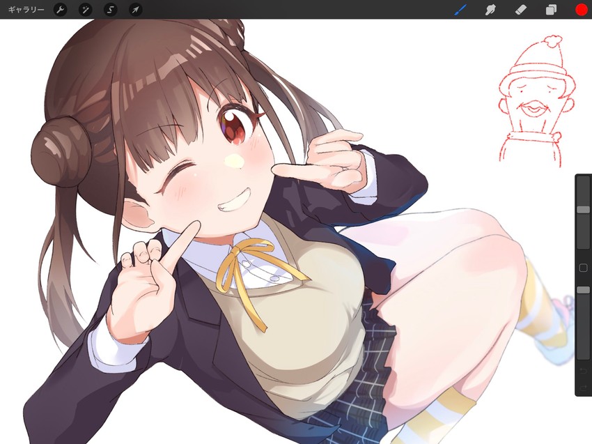 sonoda chiyoko (idolmaster and 1 more) drawn by misekai_555
