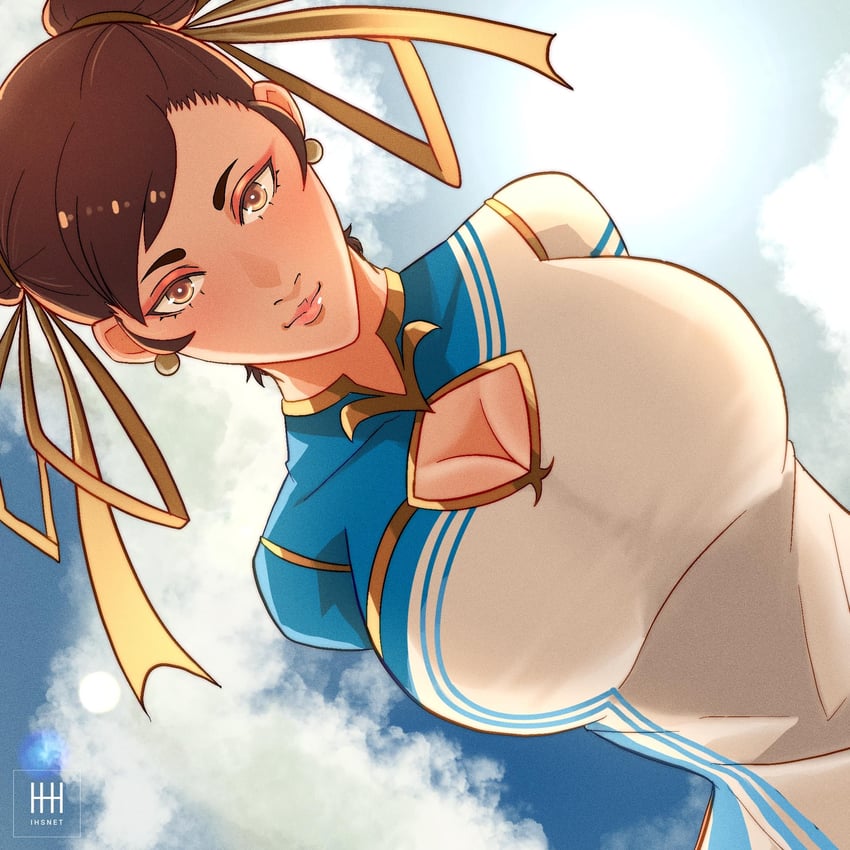 chun-li (street fighter and 1 more) drawn by ihsnet