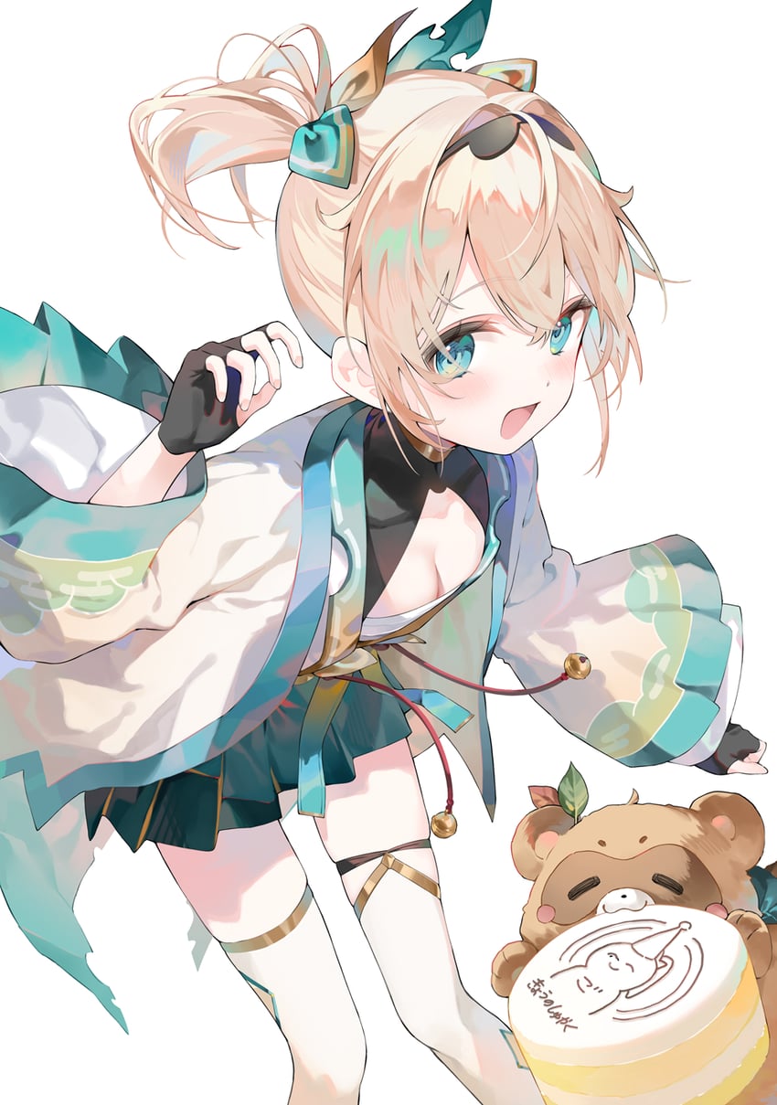 kazama iroha and pokobee (hololive) drawn by hana_mori