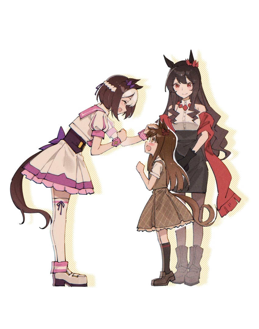 special week, buena vista, and biwa heidi (original and 1 more) drawn by yinchuan