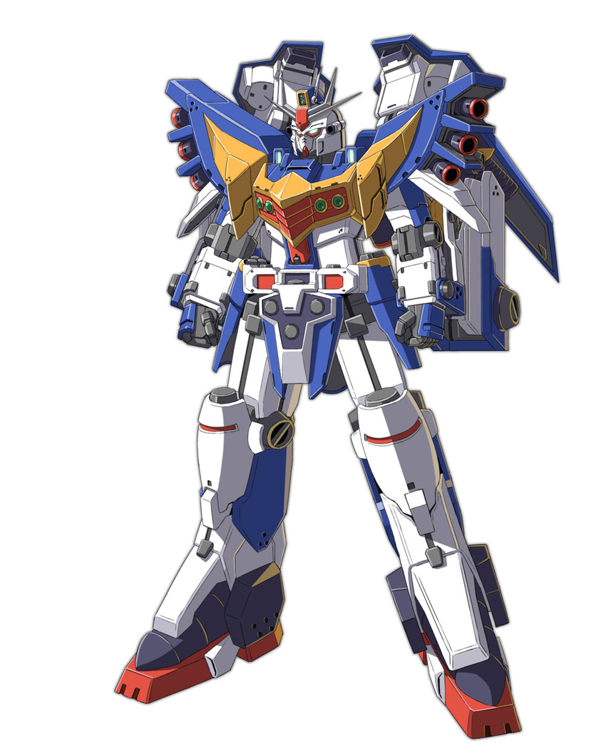 gundam gp-01 full vernian zephyranthes and star gundam gp01 (gundam and 1 more) drawn by shingo_(picturepuzzle)