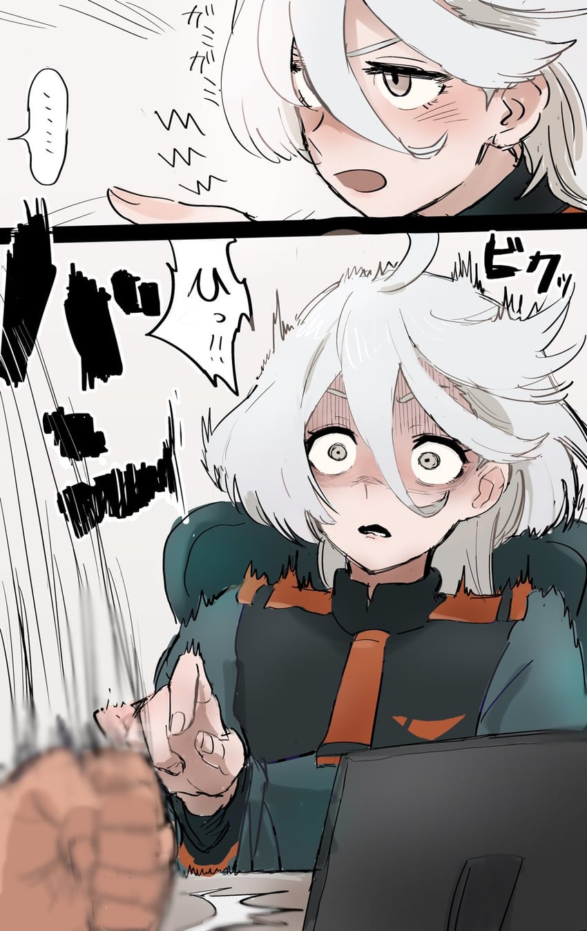 suletta mercury and miorine rembran (gundam and 1 more) drawn by haburashi