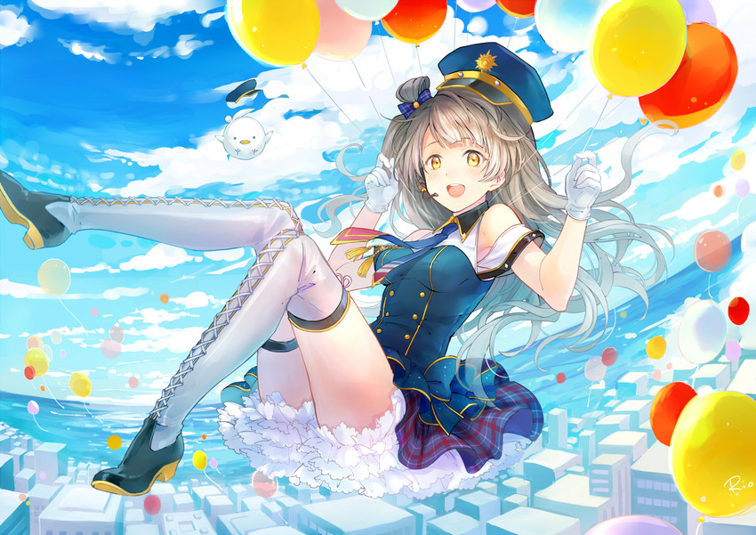 minami kotori (love live! and 2 more) drawn by rio.lw