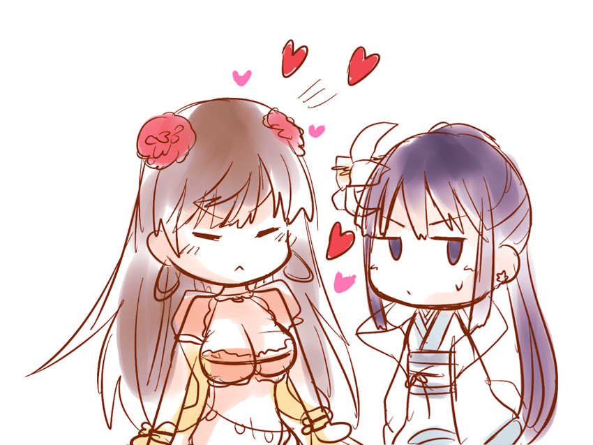 mata hari and jing ke (fate and 1 more) drawn by totte