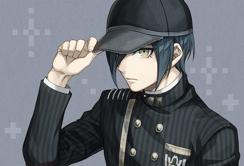 saihara shuichi (danganronpa and 1 more) drawn by itohara