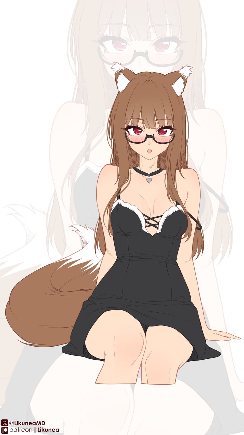 holo (spice and wolf) drawn by likunea