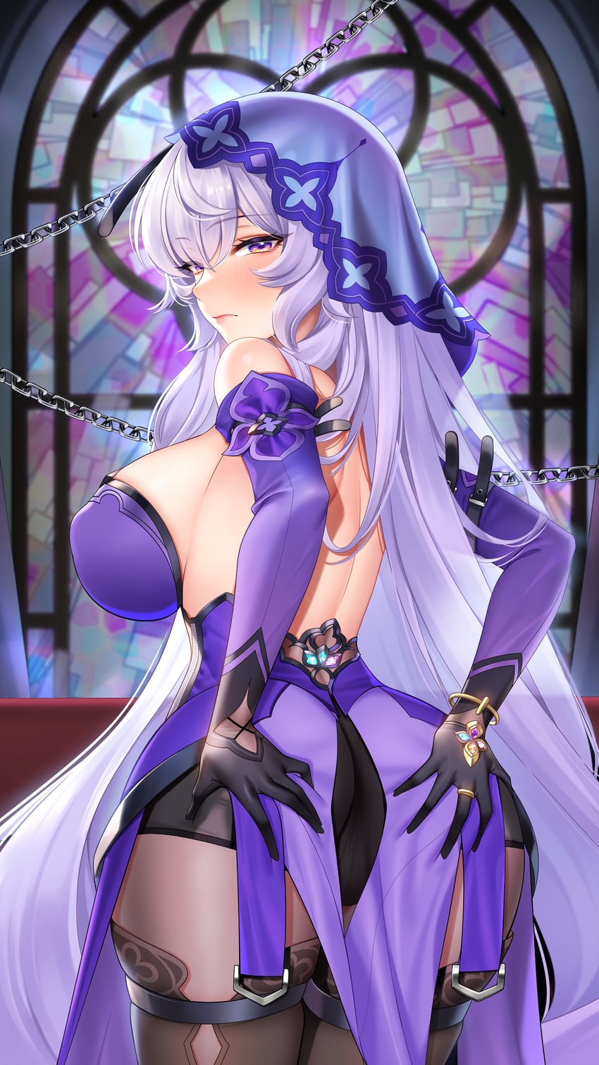black swan (honkai and 1 more) drawn by jg&solin