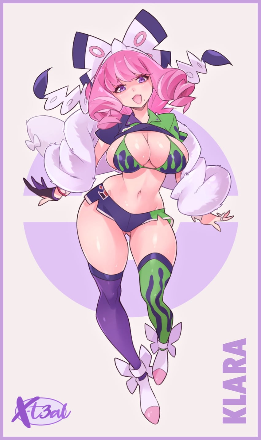 klara (pokemon and 1 more) drawn by x-t3al