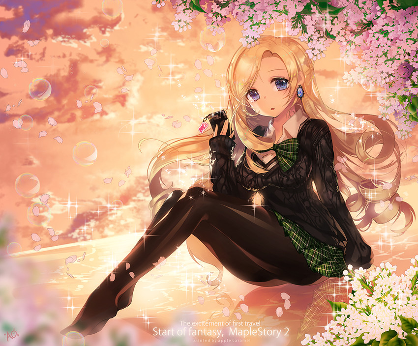 maplestory and 1 more drawn by apple_caramel
