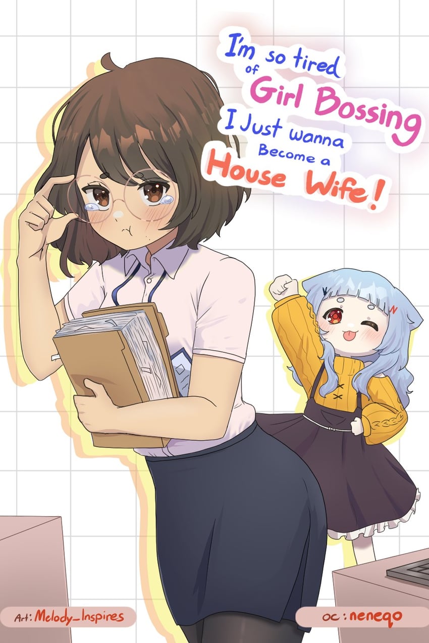 creator and neqo (original) drawn by melody_inspires