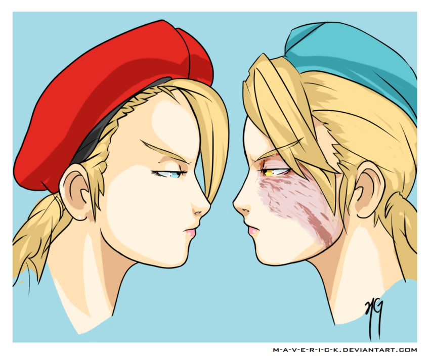 cammy white and decapre (street fighter and 1 more) drawn by m-a-v-e-r-i-c-k