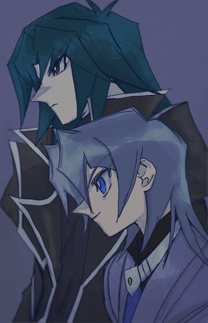 marufuji ryo and edo phoenix (yu-gi-oh! and 1 more) drawn by tobali_c