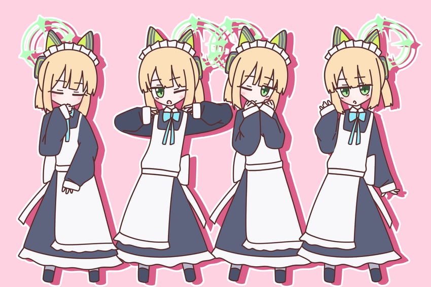 midori (blue archive and 1 more) drawn by tokkitokkitoto