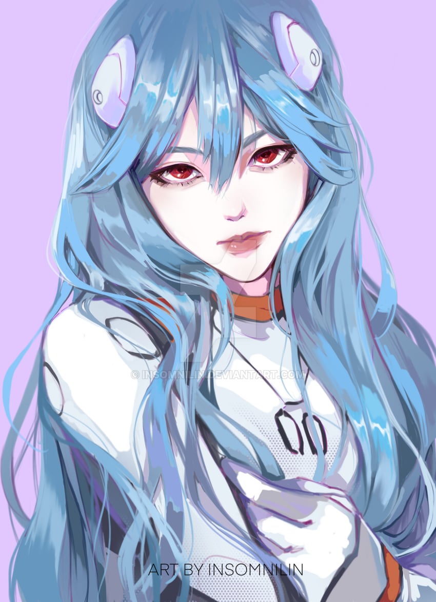 ayanami rei (neon genesis evangelion and 2 more) drawn by insomnilin