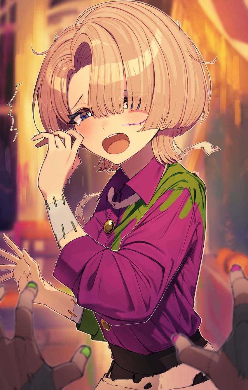 arimura mao (idolmaster and 1 more) drawn by inoshishi969