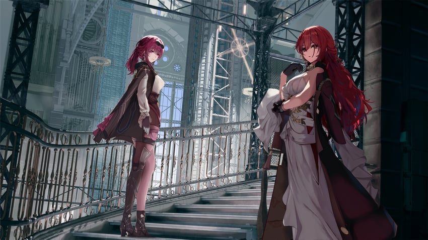 kafka and himeko (honkai and 1 more) drawn by yuki_miio