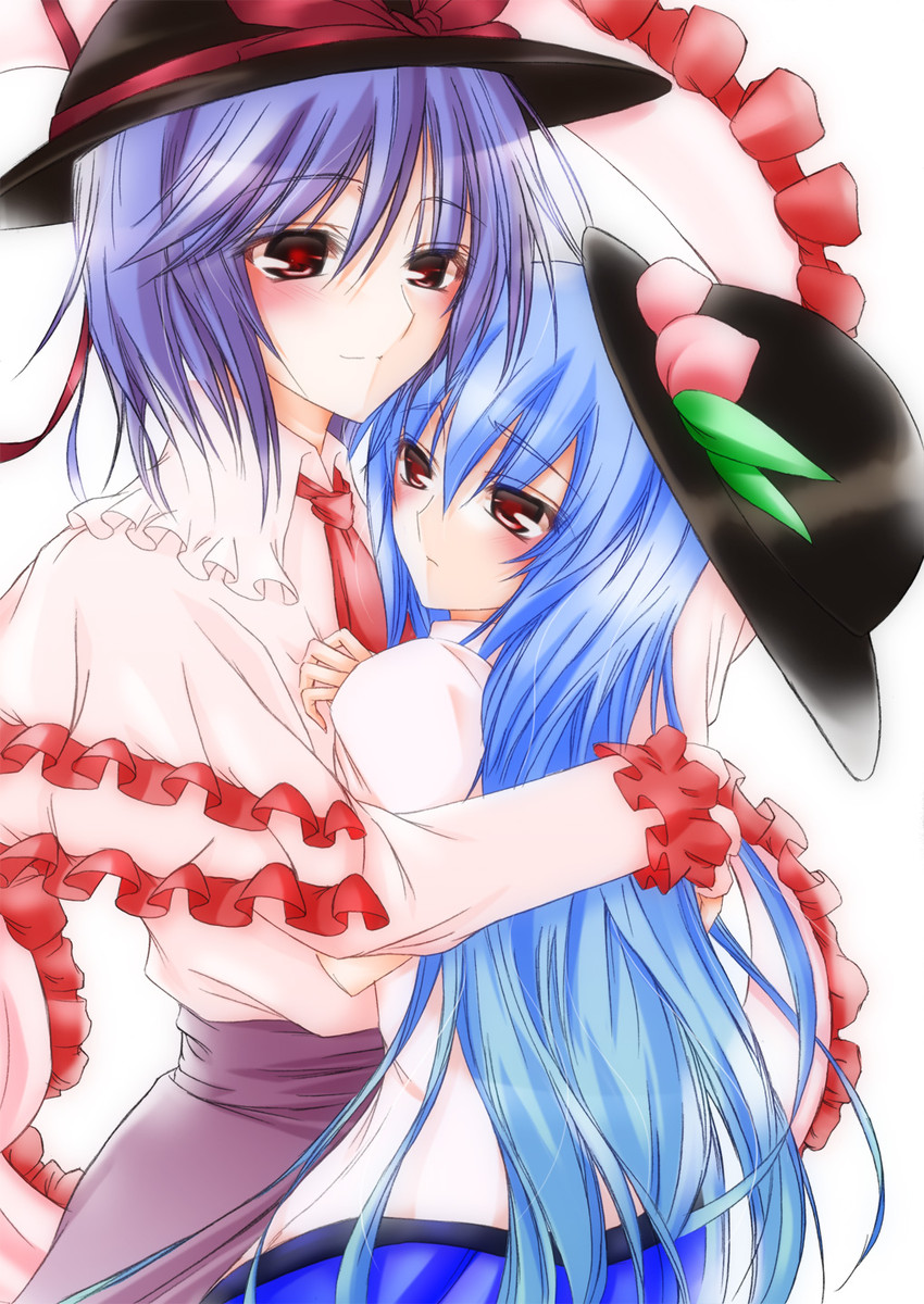 hinanawi tenshi and nagae iku (touhou) drawn by hazuki_kasane