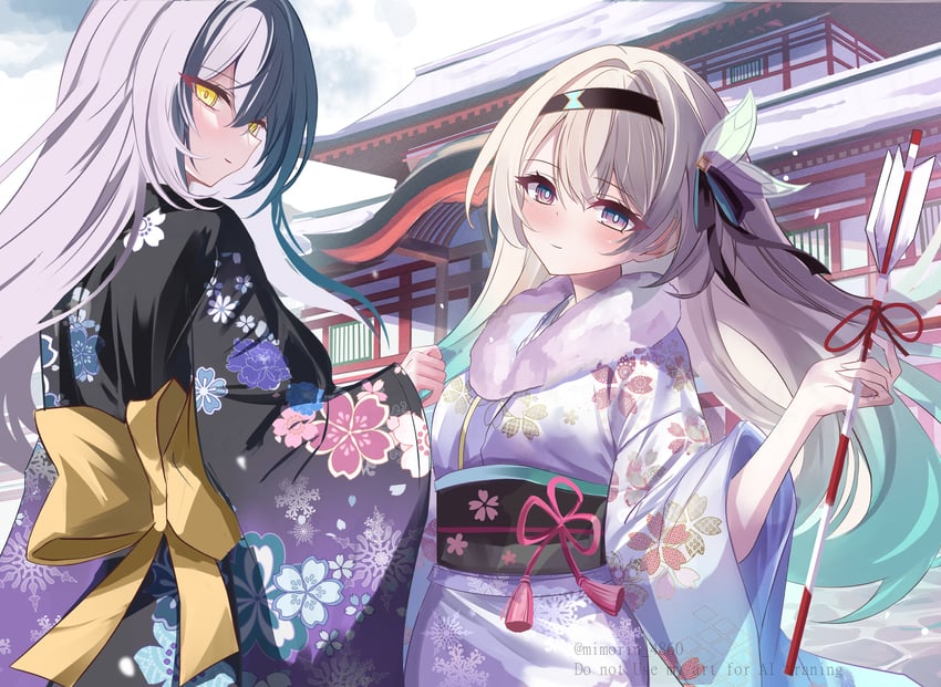 trailblazer, firefly, and stelle (honkai and 1 more) drawn by mimori_(mimorin_4860)