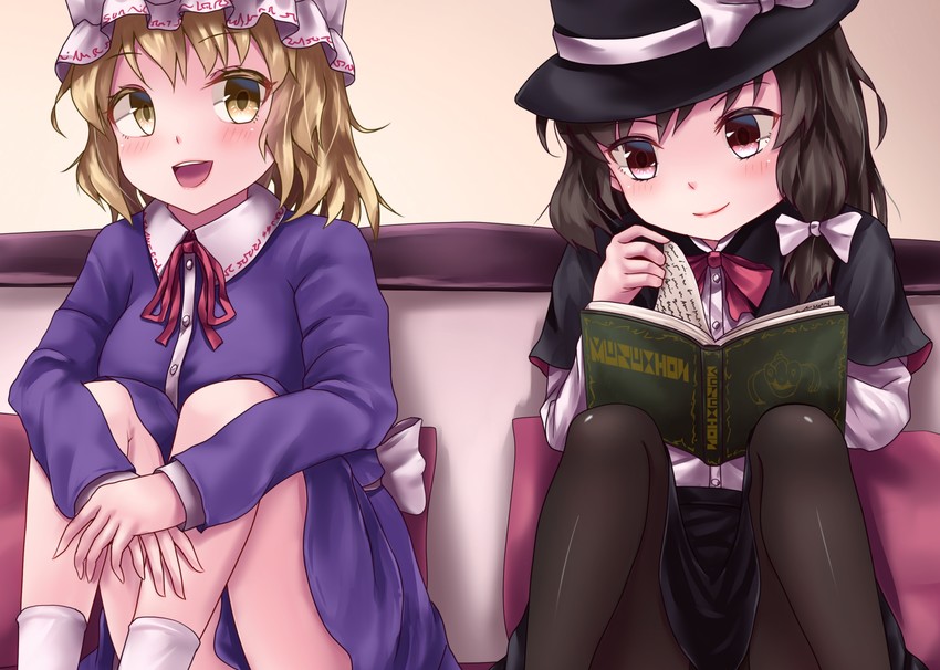 usami renko and maribel hearn (touhou) drawn by sakatsu_ohane