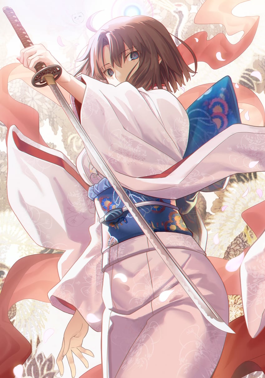ryougi shiki and void shiki (kara no kyoukai) drawn by aora