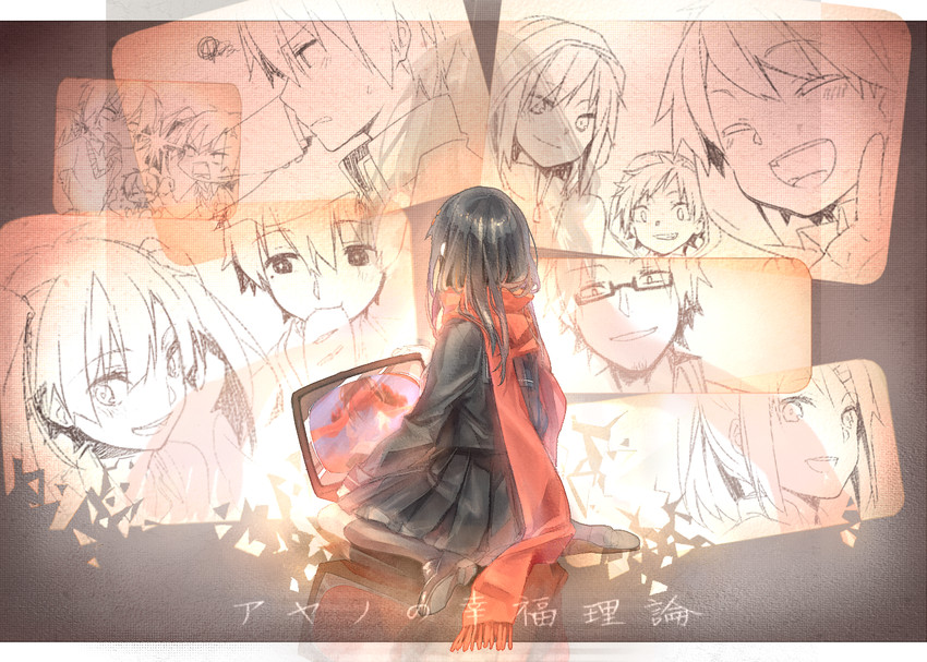 tateyama ayano, kisaragi shintarou, kido tsubomi, kano shuuya, seto kousuke, and 4 more (kagerou project and 1 more) drawn by dekatanaba