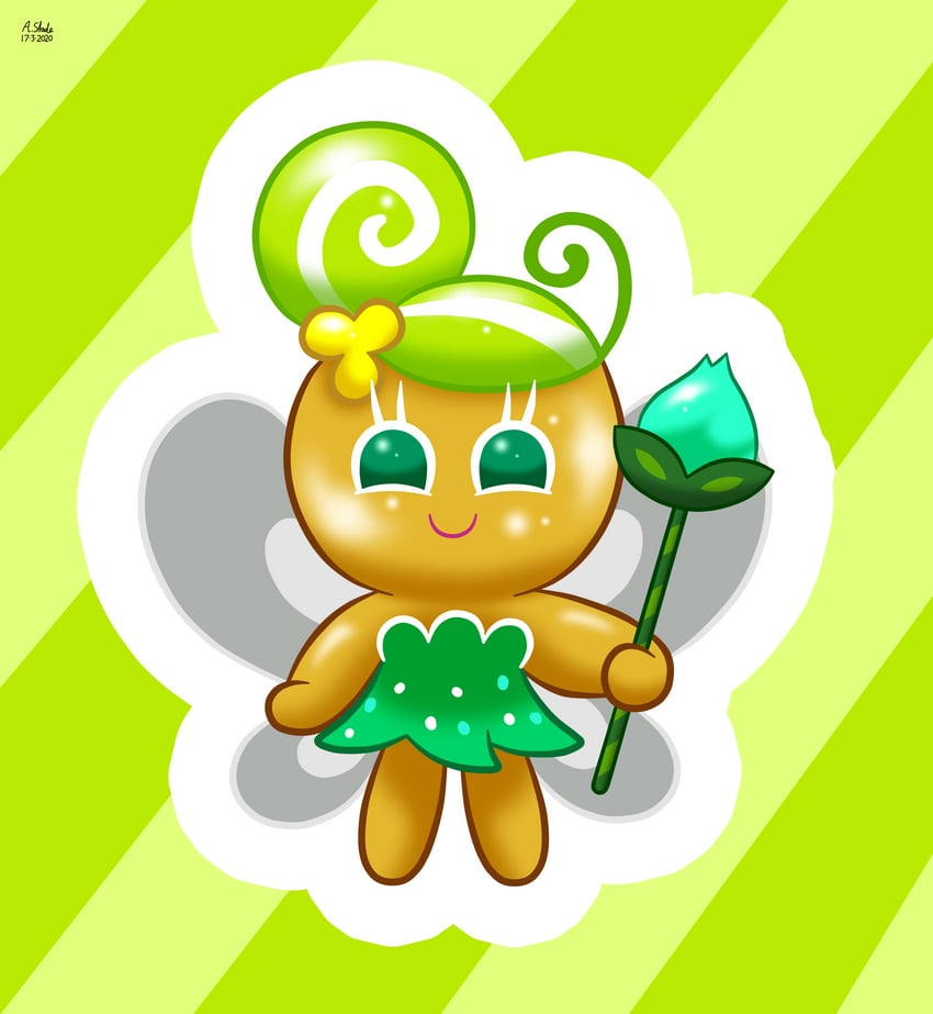 fairy cookie (cookie run) drawn by alex13art