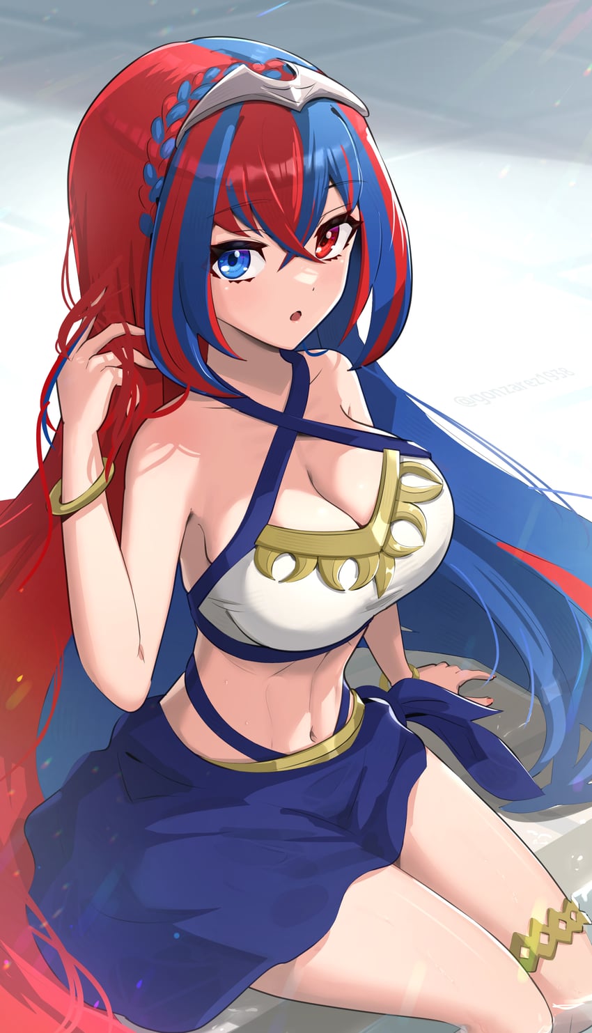 female alear (fire emblem and 1 more) drawn by gonzarez
