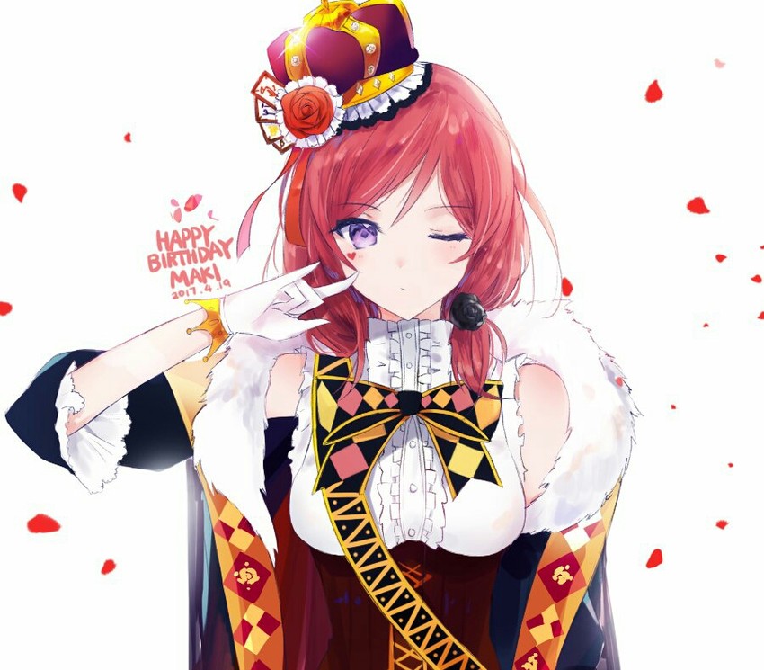 nishikino maki (love live! and 2 more) drawn by tr_(hareru)