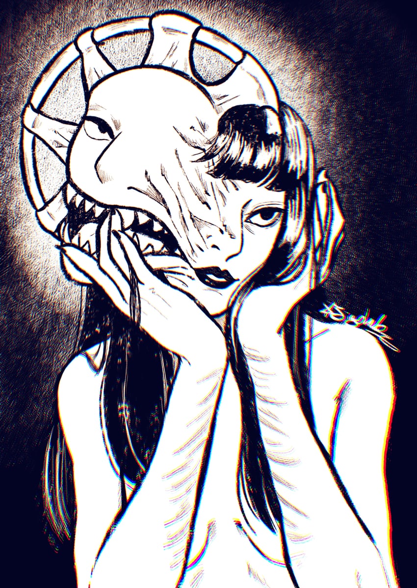 samarie and dysmorphia (fear & hunger and 2 more) drawn by rosengaldr