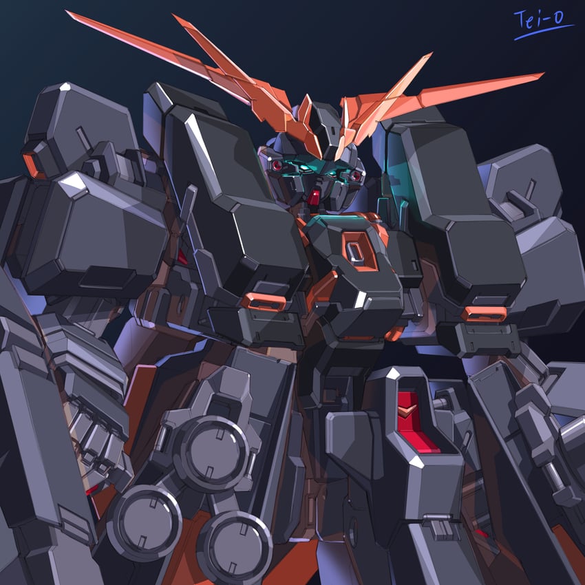 barzam ii (gundam and 2 more) drawn by tei-o