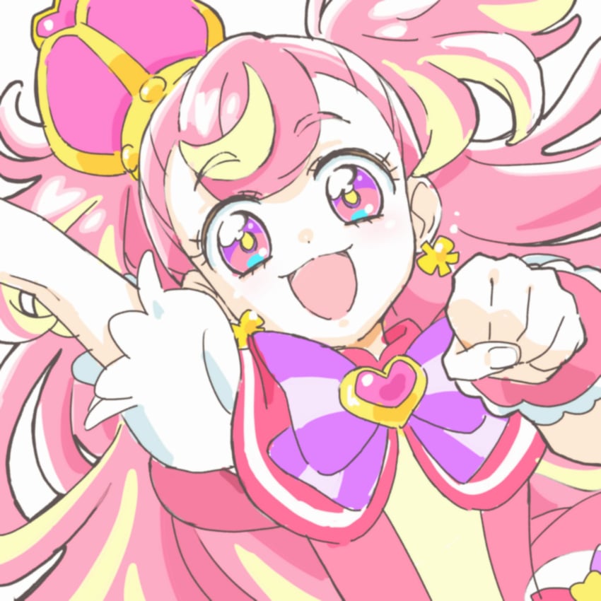 inukai komugi and cure wonderful (precure and 1 more) drawn by sugimoto_miho