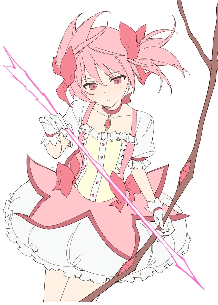 kaname madoka (mahou shoujo madoka magica) drawn by rakugaki_ningen
