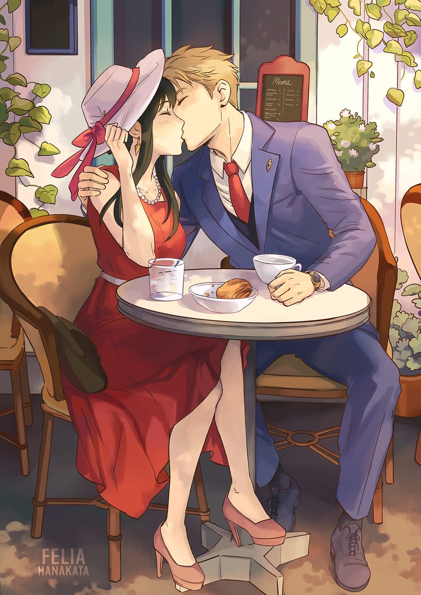 yor briar and twilight (spy x family) drawn by felia_hanakata