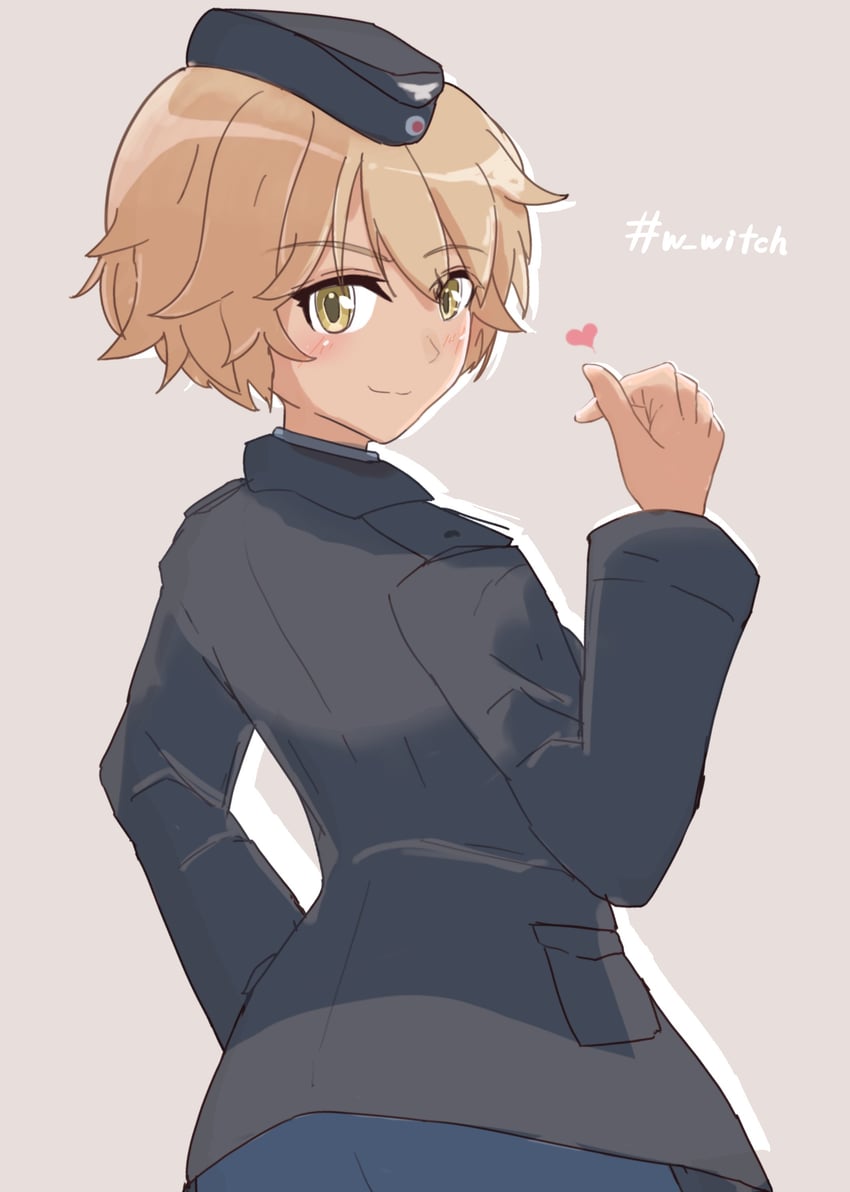 waltrud krupinski (world witches series and 1 more) drawn by zeck