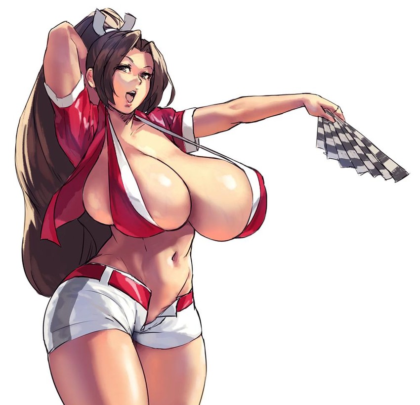 shiranui mai (the king of fighters and 1 more) drawn by eu03