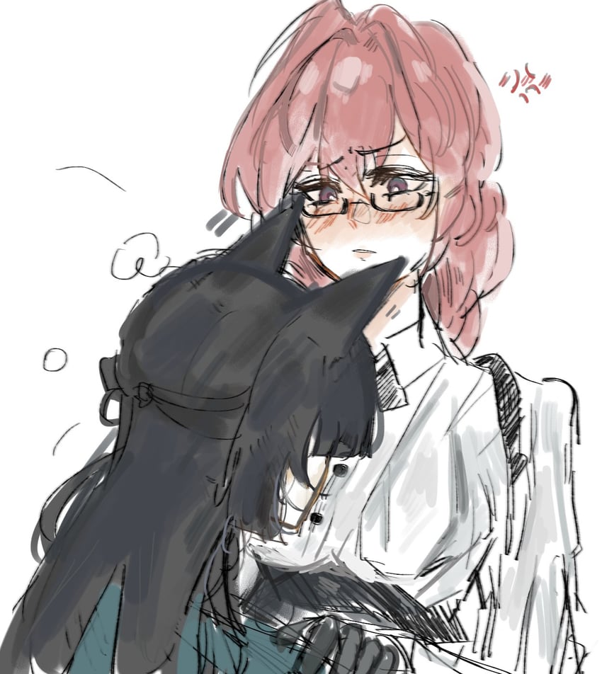 hoshimi miyabi and tsukishiro yanagi (zenless zone zero) drawn by chxzmui