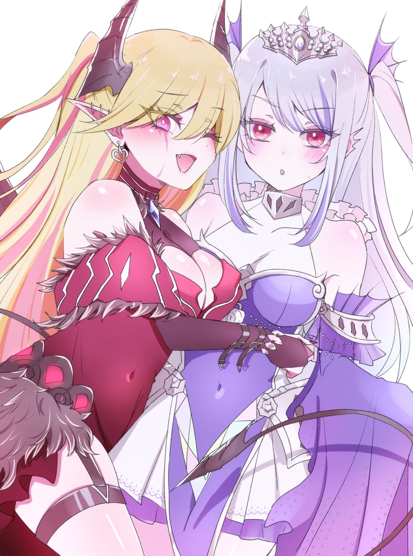 tearlaments scheiren and lacrima the crimson tears (yu-gi-oh!) drawn by hayupipipipi