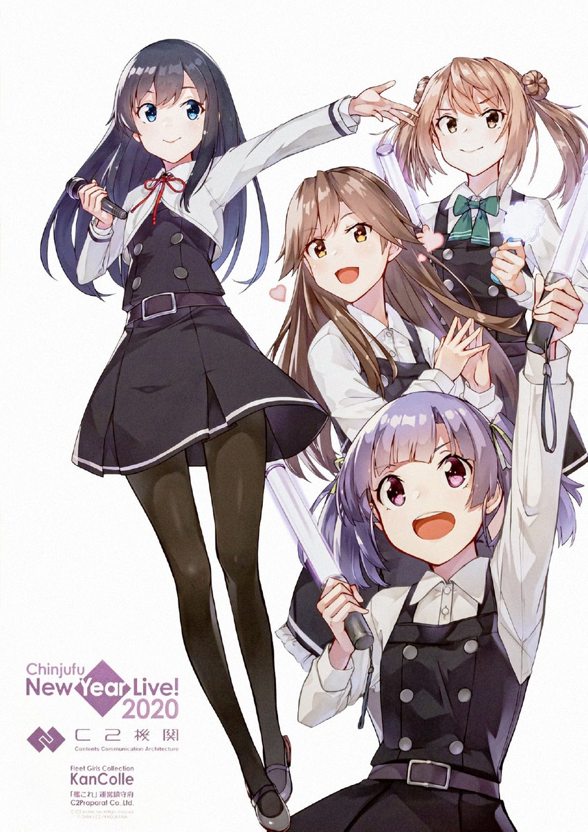 asashio, michishio, asashio kai ni, arashio, ooshio, and 3 more (kantai collection) drawn by konishi_(koconatu)