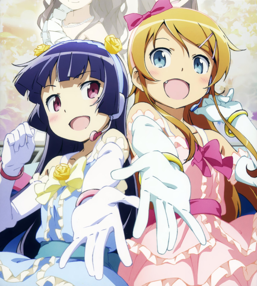 gokou ruri and kousaka kirino (ore no imouto ga konna ni kawaii wake ga nai and 1 more) drawn by kawakami_tetsuya