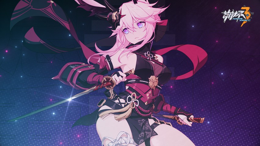 yae sakura and yae kasumi (honkai and 1 more)