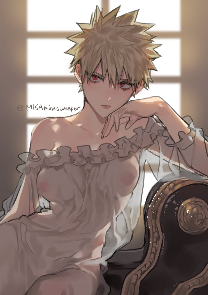 bakugou katsuki (boku no hero academia) drawn by misa_(jjin_miryeon)