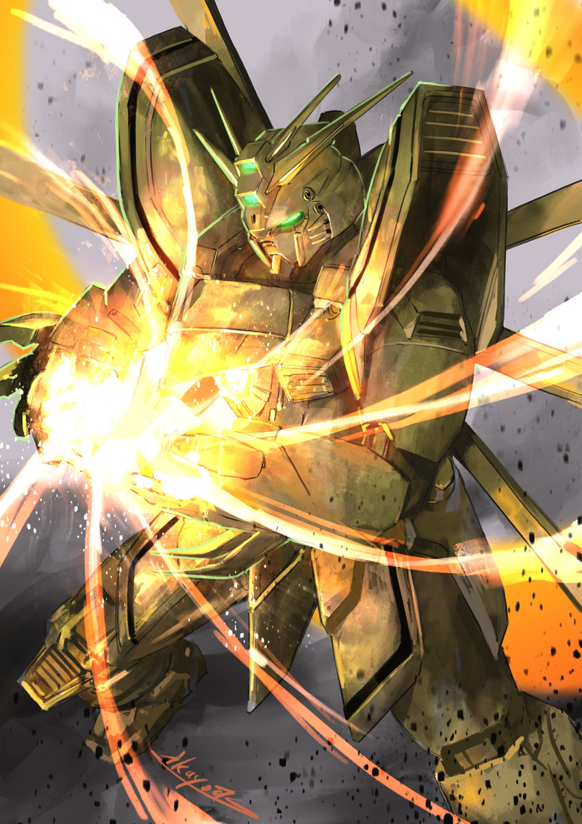 god gundam (gundam and 1 more) drawn by ikuyoan