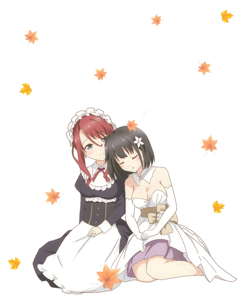 lainie cyan and ilia coral (tensei oujo to tensai reijou no mahou kakumei) drawn by hitorilily