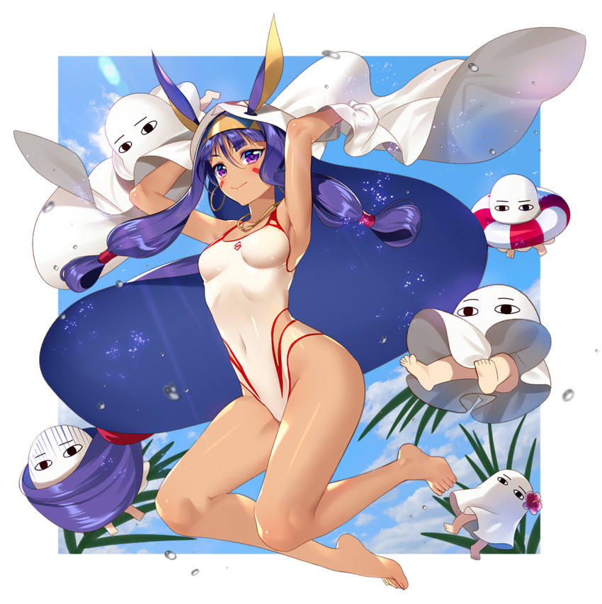 nitocris and medjed (fate and 1 more) drawn by murakami_yuichi