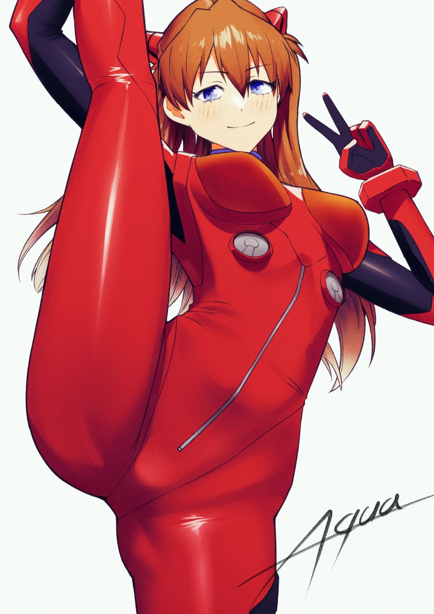 souryuu asuka langley (neon genesis evangelion) drawn by illust_aqua