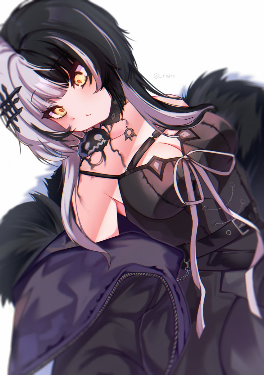 shiori novella and yorick (hololive and 1 more) drawn by roa_(roaru)
